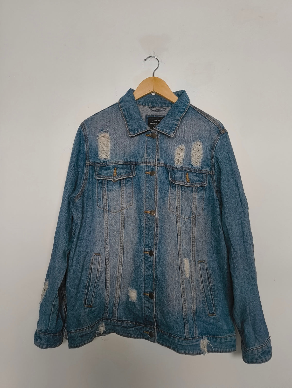 AMERICAN BAZI "SAVAGE" GIACCA DENIM