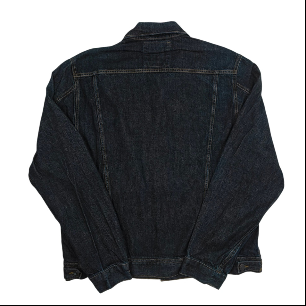 Giacca di Jeans Vintage Old Navy - Lavaggio Faded - Taglia XL - Unisex Oversized