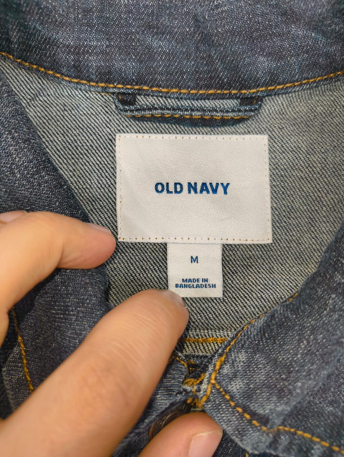 Giacca di Jeans Uomo Old Navy - Modello Flex Denim Dark Wash - Taglia M