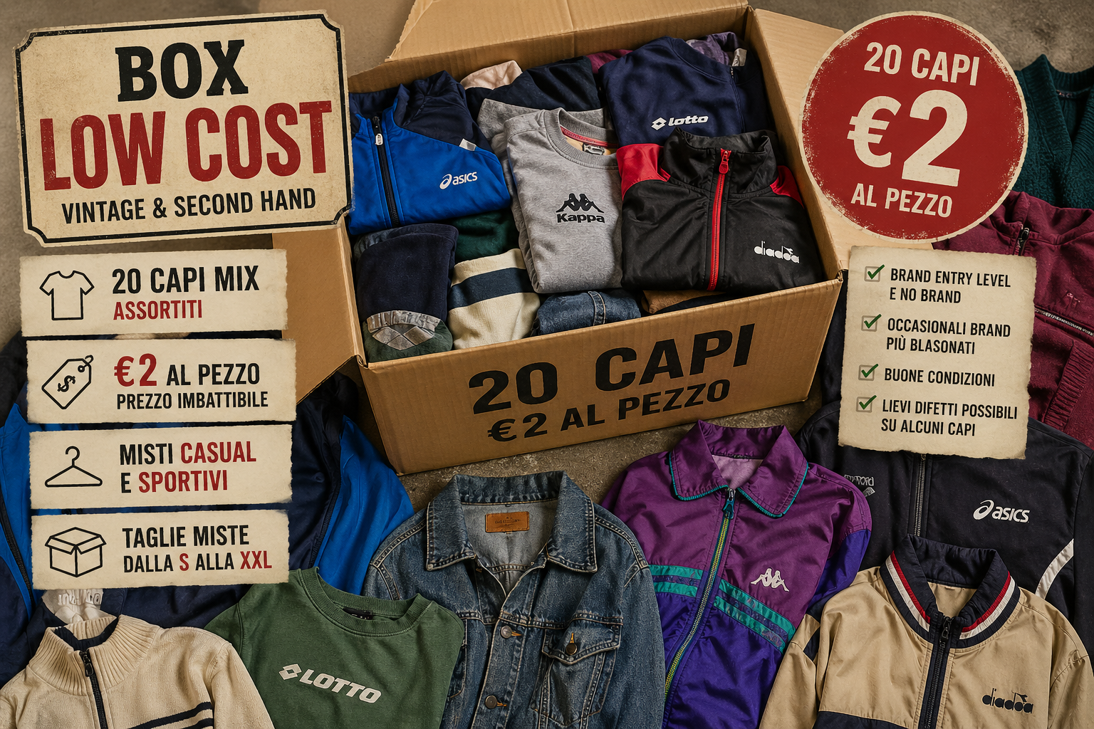 BOX LOW COST ( 10/20 PEZZI)
