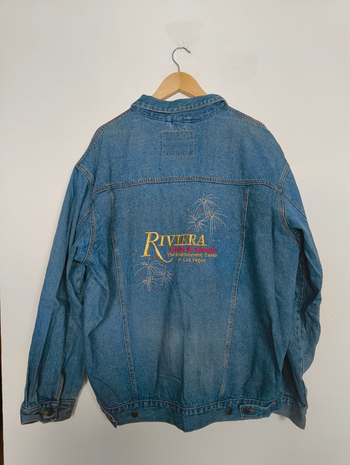 RIVIERA BLUES GIACCA DENIM VINTAGE 90's (Hotel & Casino Las Vegas)