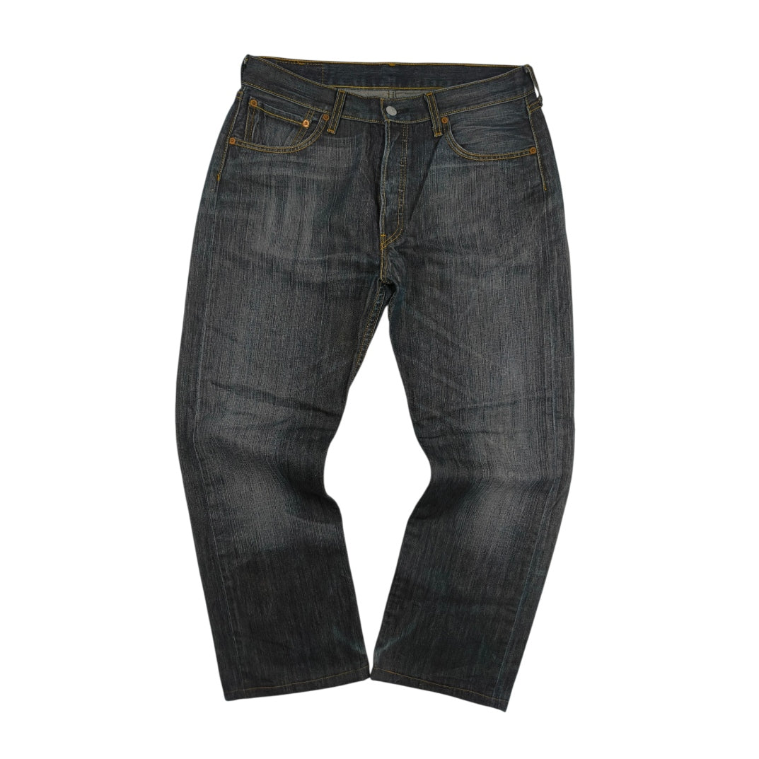 Jeans Levi's 501 Original Fit - Blu Denim - W34 L36- Taglia 48 IT - Classici/Unisex