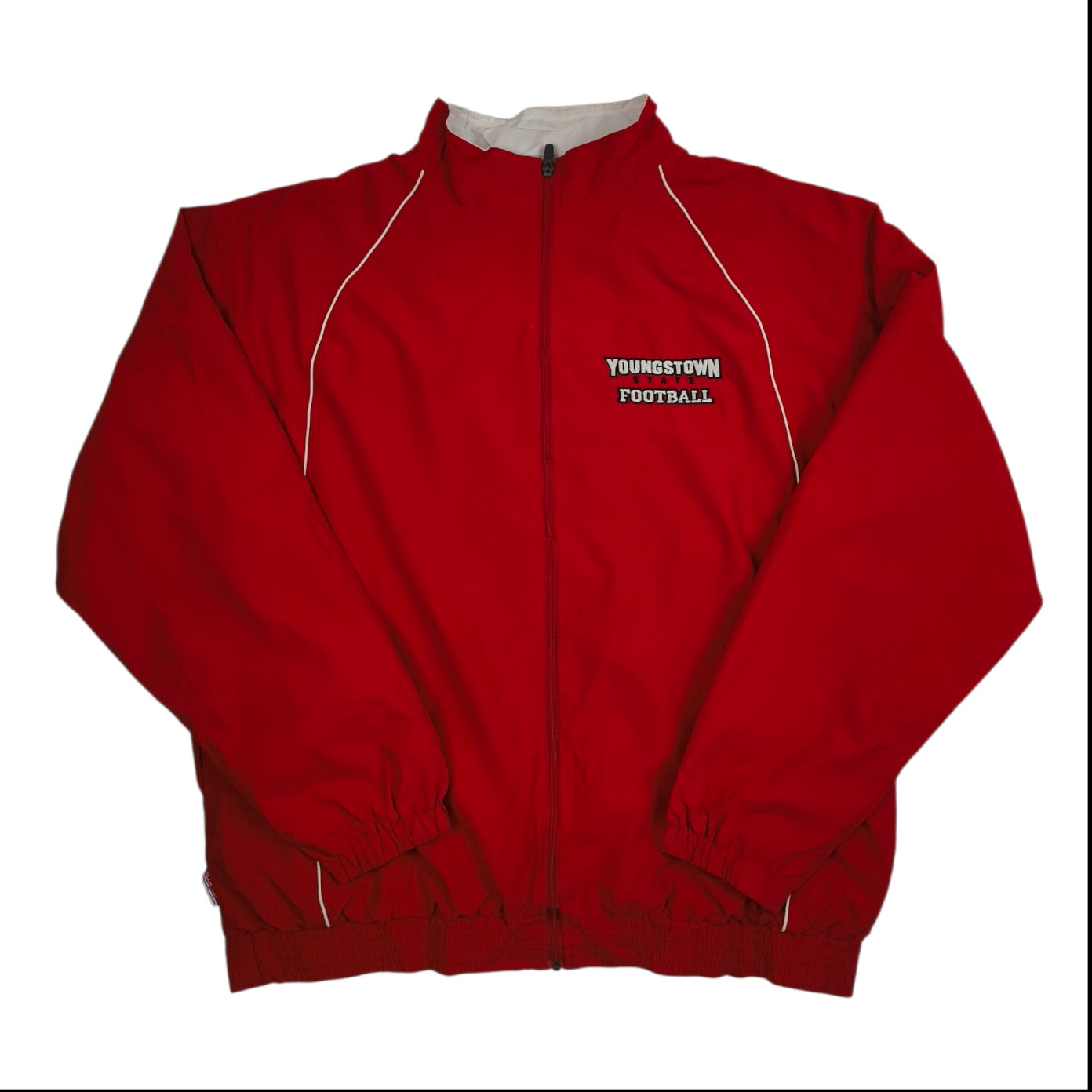 Russell Athletic Vintage 90's Youngstown State Football Windbreaker - Taglia XL - Rosso
