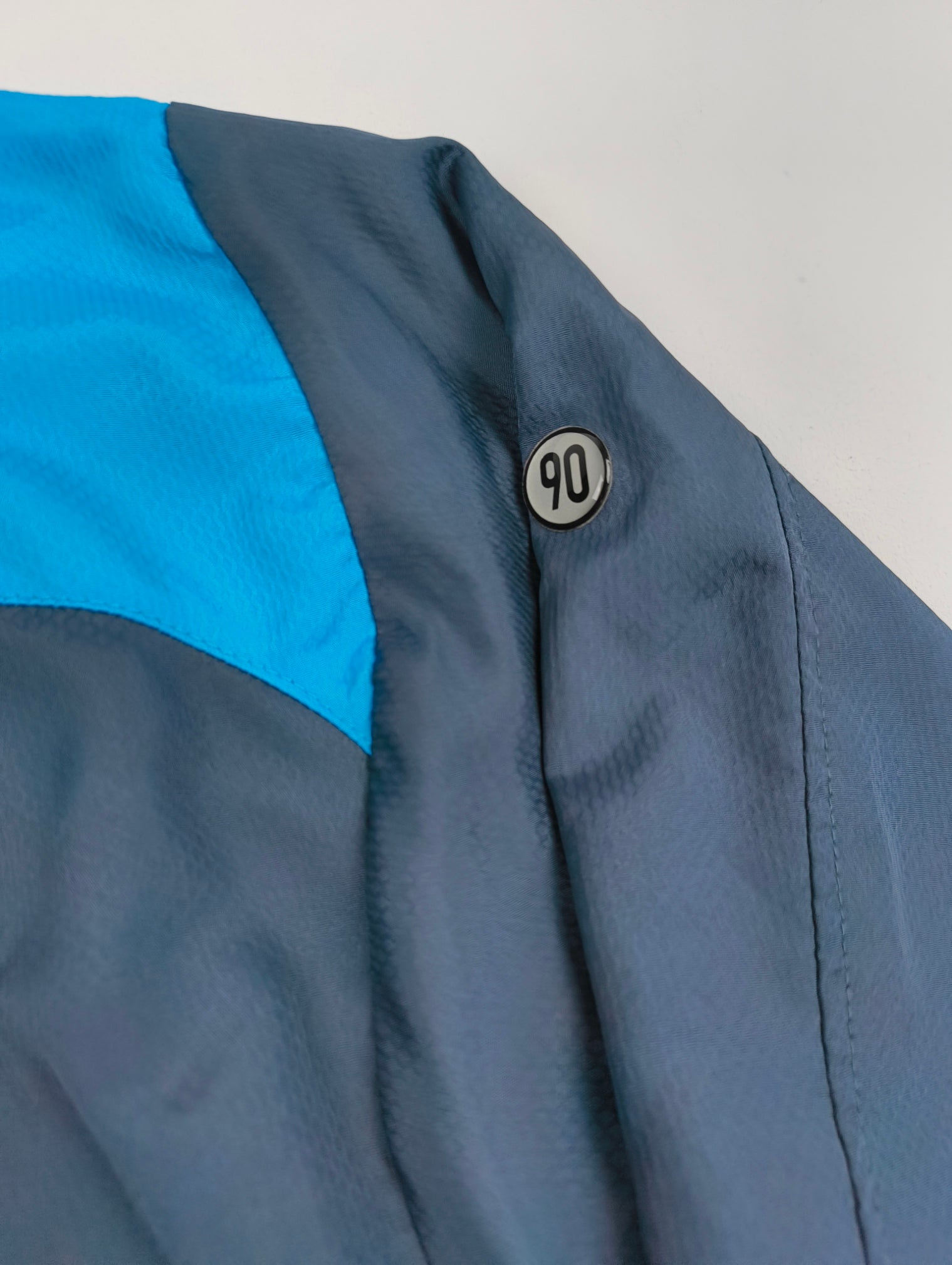 Vintage Nike Total 90 Track Jacket - Anni 2000 Blu/Nero - Taglia L - Gorpcore Blokecore