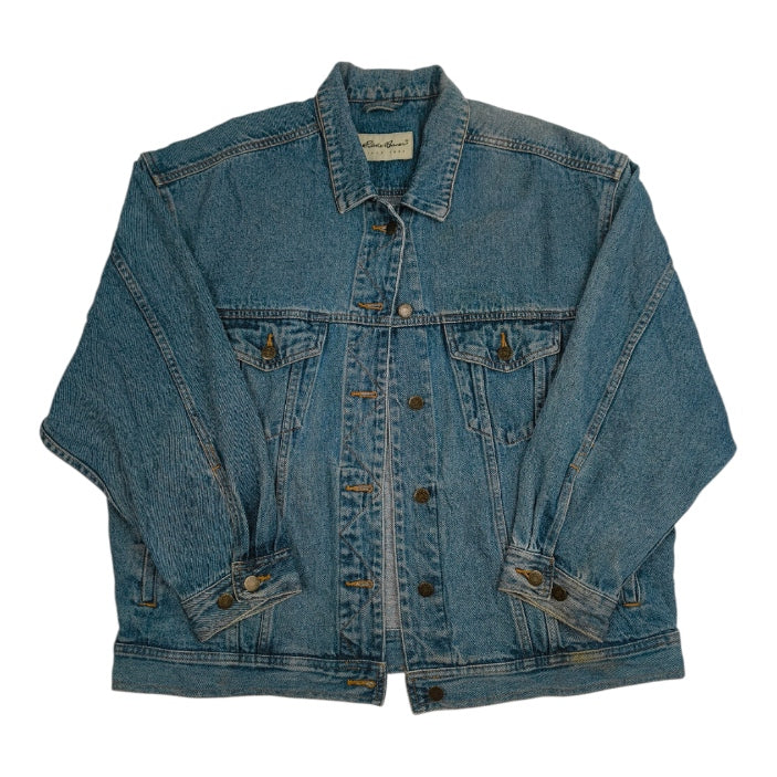 Giacca Denim Vintage Eddie Bauer Anni '90 – Medium Wash – Jeans Uomo/Unisex – Taglia L