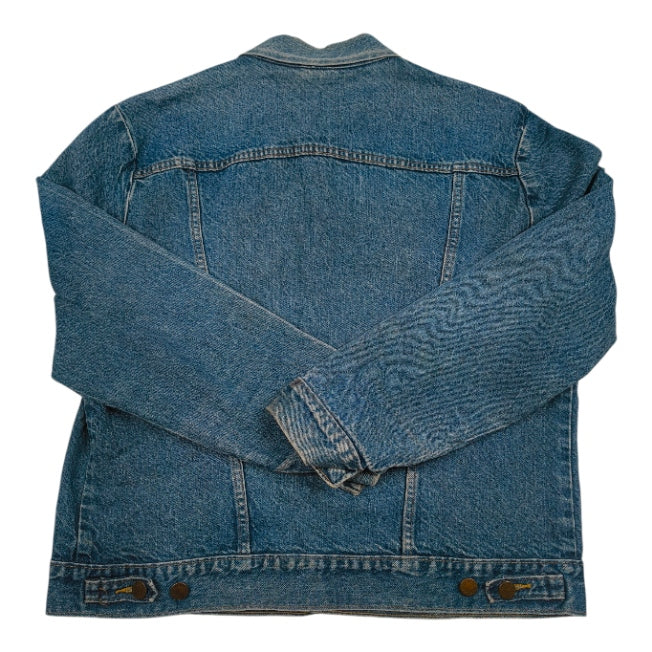 Giacca di Jeans Vintage Rustler Anni '90 - Taglia L - Uomo - Lavaggio Medio