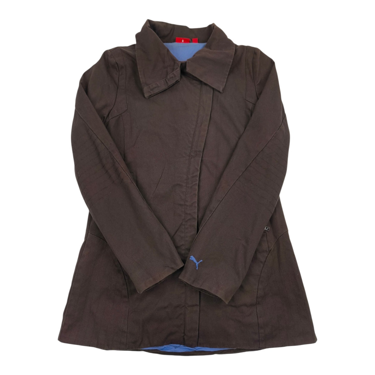 Giacca Vintage Puma Donna Marrone - Taglia S/M - Stile Y2K Core