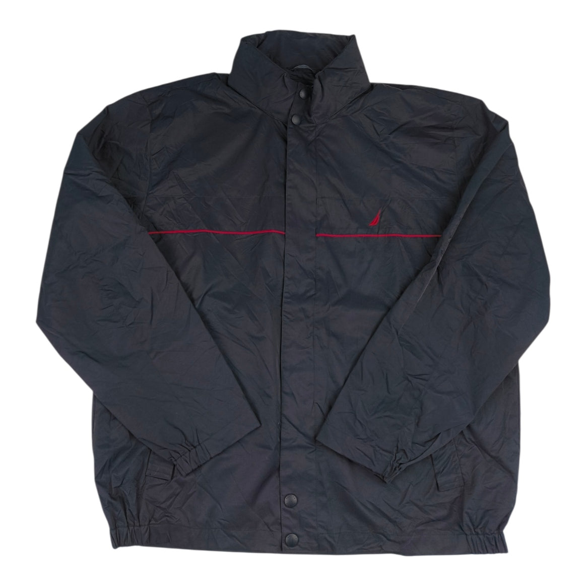 Giacca Nautica Vintage Sailing Jacket Anni '90 Color-Block Giallo/Blu - Taglia XL